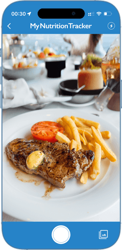 Use your phone camera to easily enter meals into your nutrition tracker.